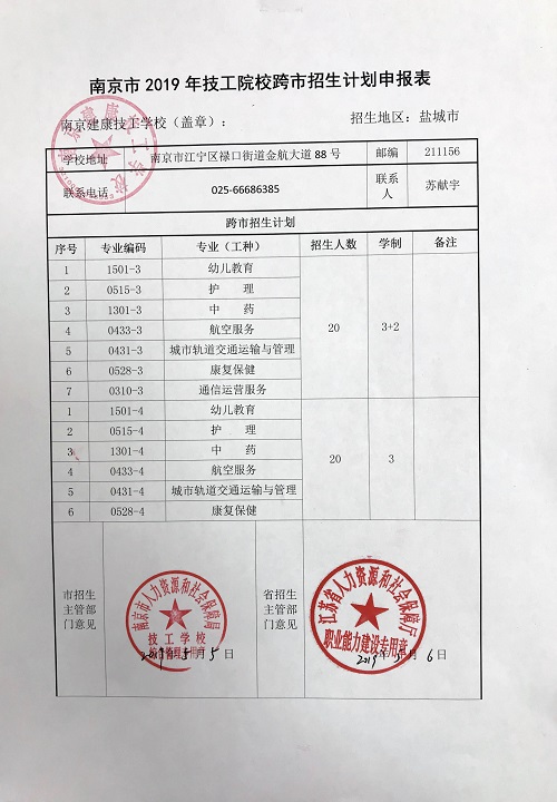 南京健康技工学校