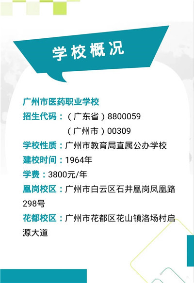 2020年广州市医药职业学校招生简章